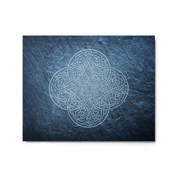 Reach Of The Spirit - Blue Slate - Metal Print