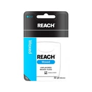 Reach Unflavored Waxed Dental Floss 55 yds 3 pack