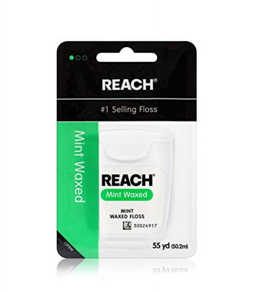 Reach Waxed Dental Floss Effective Plaque Removal, Extra Wide
