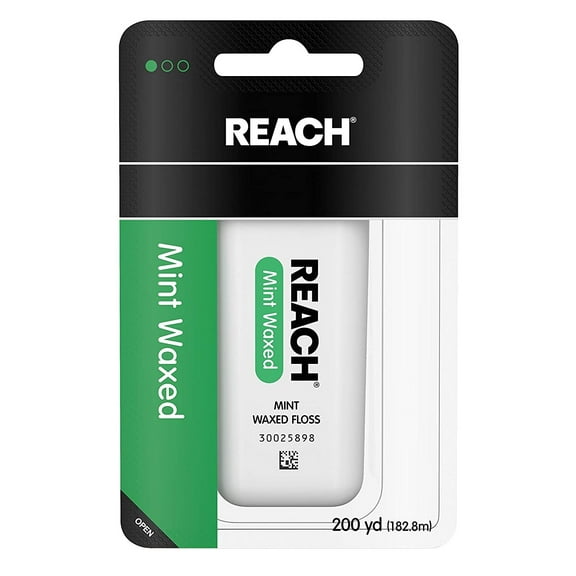 Reach Waxed Floss 200 Yards Mint (3 Pack)