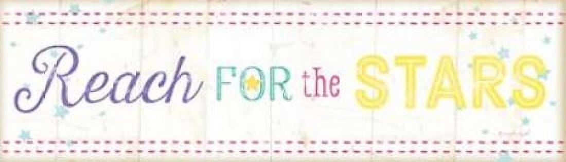 Reach for the Stars Canvas Art - Jennifer Pugh (12 x 36)