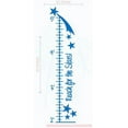 thumbnail image 1 of Reach for the Stars Growth Chart Vinyl Stickers Children Room Decals Art, 9.5x40-Inch Traffic Blue, 1 of 6