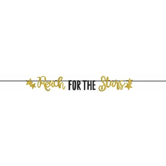 Reach for the Stars Letter Banner