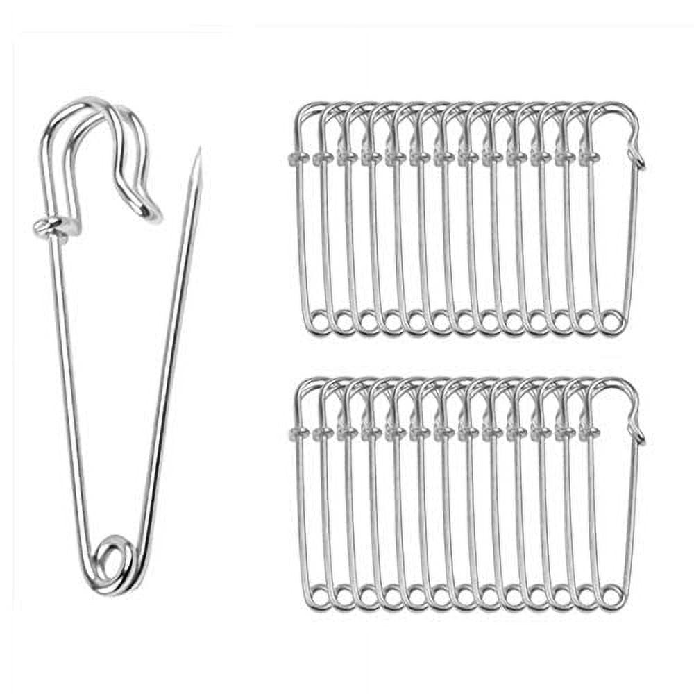  Tool Gadget Large Safety Pins, 5 inch Safety Pins, 10 PCS  Stainless Steel Safety Pins Large, Silver Huge Strong XL Safety Pins, Extra  Large Laundry Pins for Blankets, Heavy Laundry, Upholstery(5) 