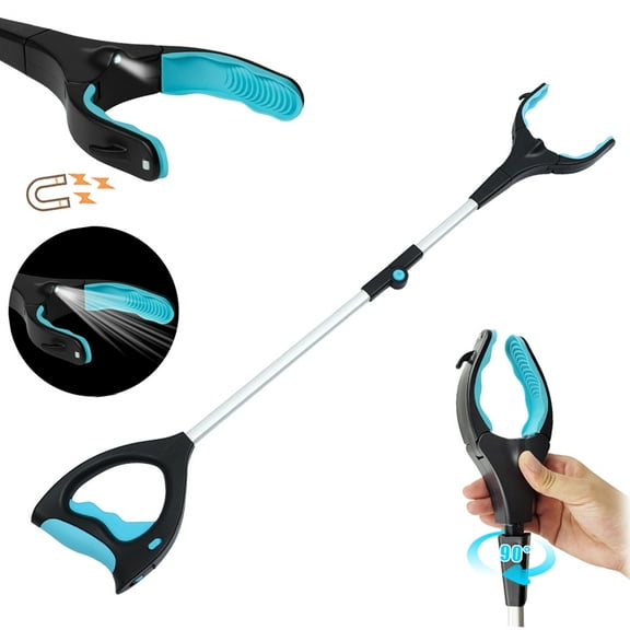 Reacher Grabber Tool, 32" Lightweight Extra Long Handy Trash Pick Up Stick, Homeya Reaching Assist Tool, Arm Extension