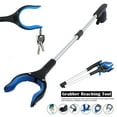Reacher Grabber Tool with AntiSlip Rotating Jaw,Foldable Grabbers for Elderly,Lightweight Trash