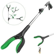 32" Reacher Grabber Tool, ORFELD Trash Claw Grabber Reaching Assist Pick up Portable Aluminum Green