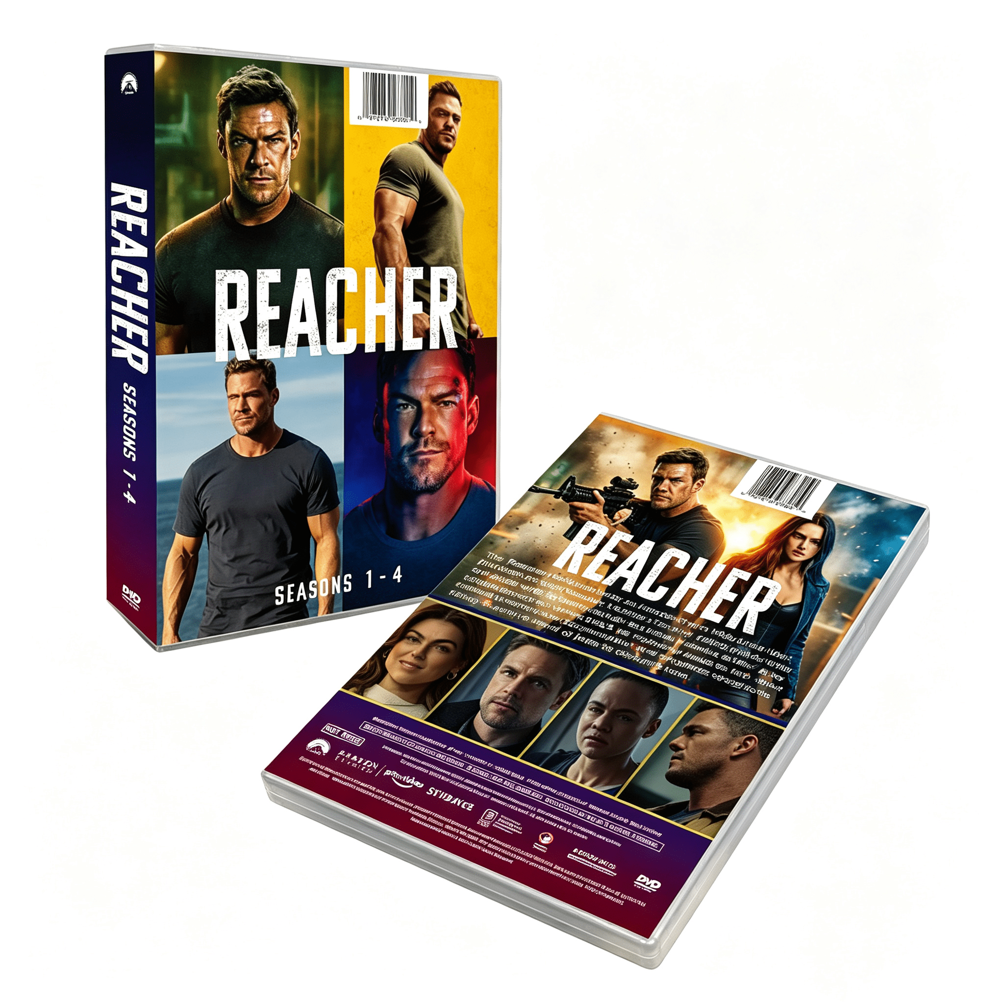 Reacher Season 1-4 Complete 9 DVD Collection Box Set - Walmart.com