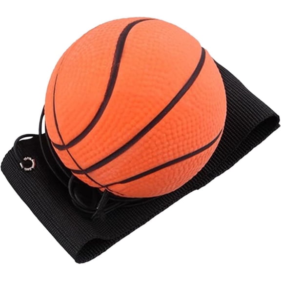 Reaction Ball with Adjustable Wrist Strap - High-Elasticity Rubber Basketball Trainer for Agility Drills and Reflex Exercises, Elastic String Equipment for Athletes