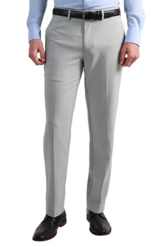 Reaction Kenneth Cole Men's Performance Dress Pant, Gray, 38x32