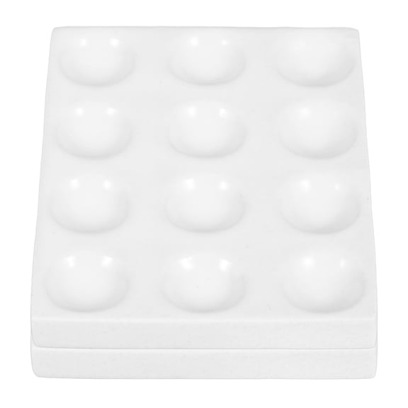 GAXIRE Compact Size Ceramic Reaction Plate for Professional Laboratory Use 1Set 4.53X3.54X0.47In