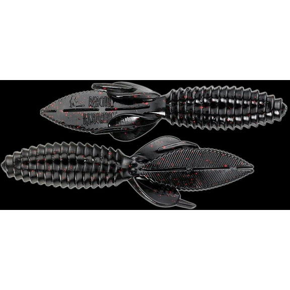 Reaction SMB-002 Smallie Beaver Creature Bait, 3 1/2", Black with