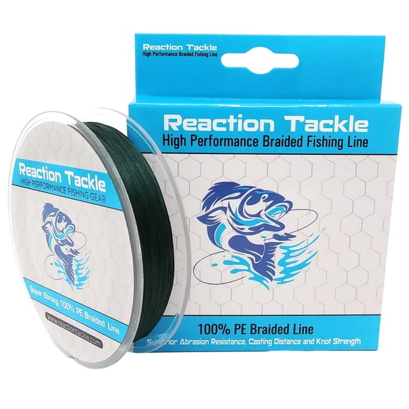 Reaction Tackle 9 Strand - Moss Green 20LB 300yd