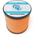 thumbnail image 1 of Reaction Tackle Braided Fishing Line - Pro Grade Power Performance for Saltwater or Freshwater - Colored Diamond Braid for Extra Visibility Hi Vis Orange 40 LB (1000 yards), 1 of 9