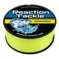thumbnail image 1 of Reaction Tackle Braided Fishing Line – Pro Grade PE Braid, Super Strong, Abrasion-Resistant, Zero Stretch for Freshwater & Saltwater - Hi Vis Yellow - 65LB / 1500yd, 1 of 9