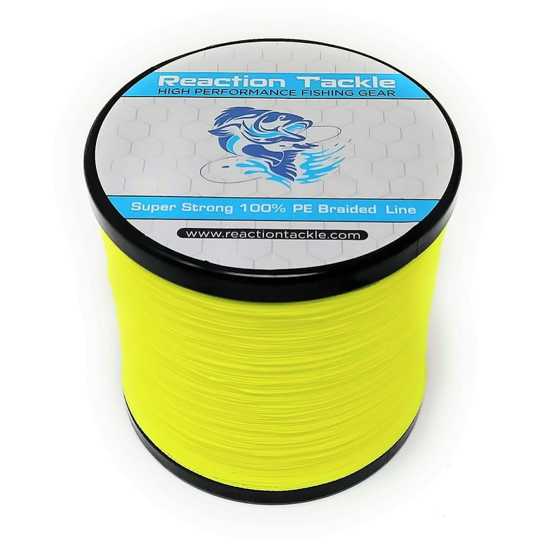 Reaction Tackle Braided Fishing Line Dark Blue 80LB 500yds