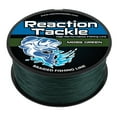 thumbnail image 1 of Reaction Tackle Braided Fishing Line - Pro Grade PE Braid, Super Strong, Abrasion-Resistant, Zero Stretch for Freshwater & Saltwater - Moss Green - 6LB / 150yd, 1 of 8