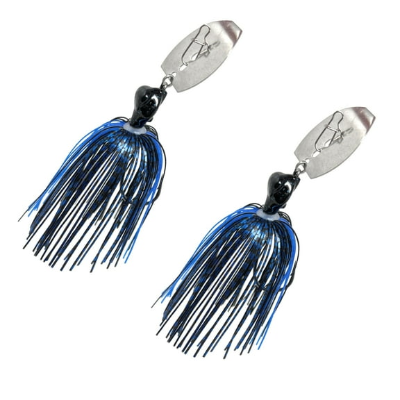 Reaction Tackle Breaker Blade Jig - 1/4oz - Black Blue