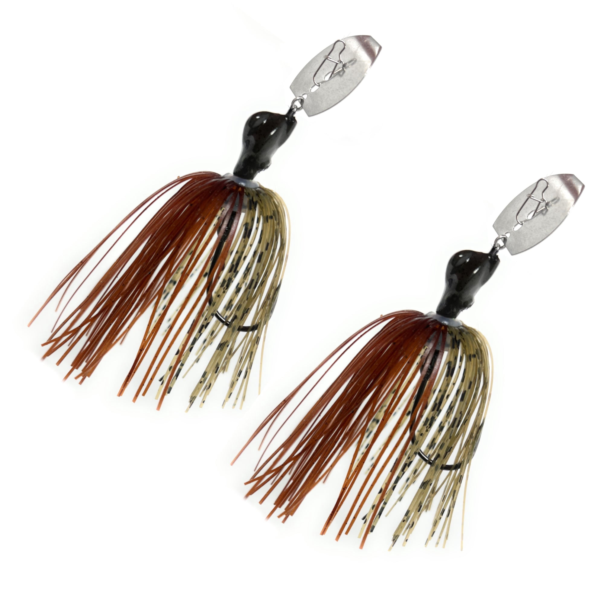 Reaction Tackle Breaker Blade Jig - 1/4oz - Dark Pumpkin Brown