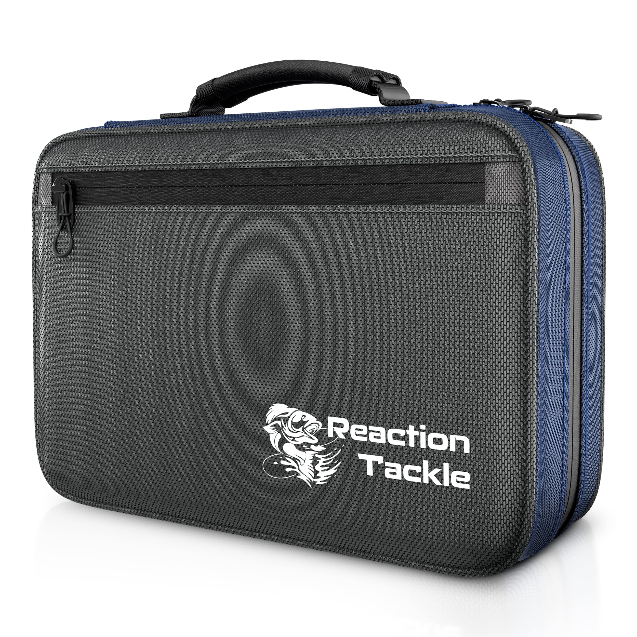 Reaction Tackle Deluxe Bait Binder - Salt Water Resistant Fishing Tackle Binder with 4 Single Pocket Sleeves and 2 Double Pocket Sleeves