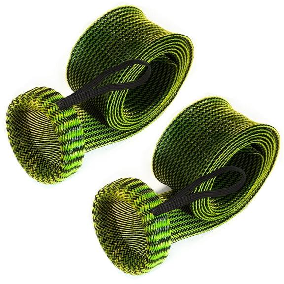 Reaction Tackle Fishing Rod Socks - Fishing Pole Sleeves and Covers for Baitcasting Rods, Spinning Rods Swamp Green (Flat-Cast-12)