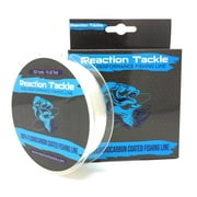 Reaction Tackle Fluorocarbon Coated Fishing Line - 350 Yards- High Strength - Mono Upgrade