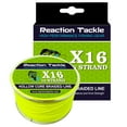 thumbnail image 1 of Reaction Tackle Hollow Core, 16 Strand Braided Fishing Line Hi Vis Yellow - 150LB / 1000 yards, 1 of 8