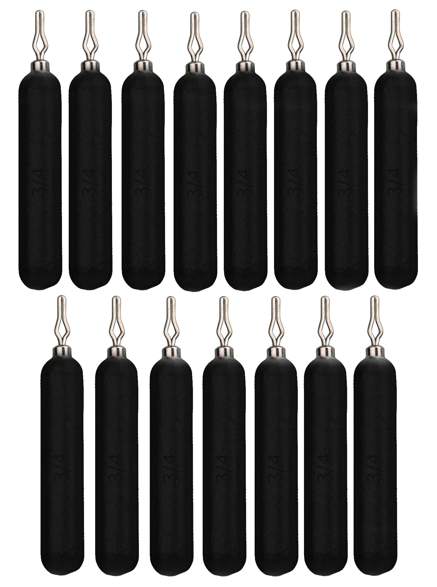 Lot De 30 Plombs De Pêche Drop Shot / Bottom Bouncer – 1/4, 3/8, 1/2 Oz – 10 De Chaque
