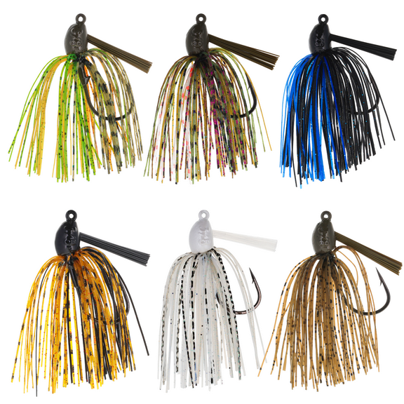 Lead Swim Jig (6-pack/ 1 of each color) 1/4 oz