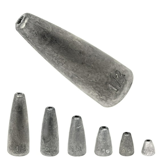 Reaction Tackle Lead Worm weight 3/16 oz natural (25-pack)