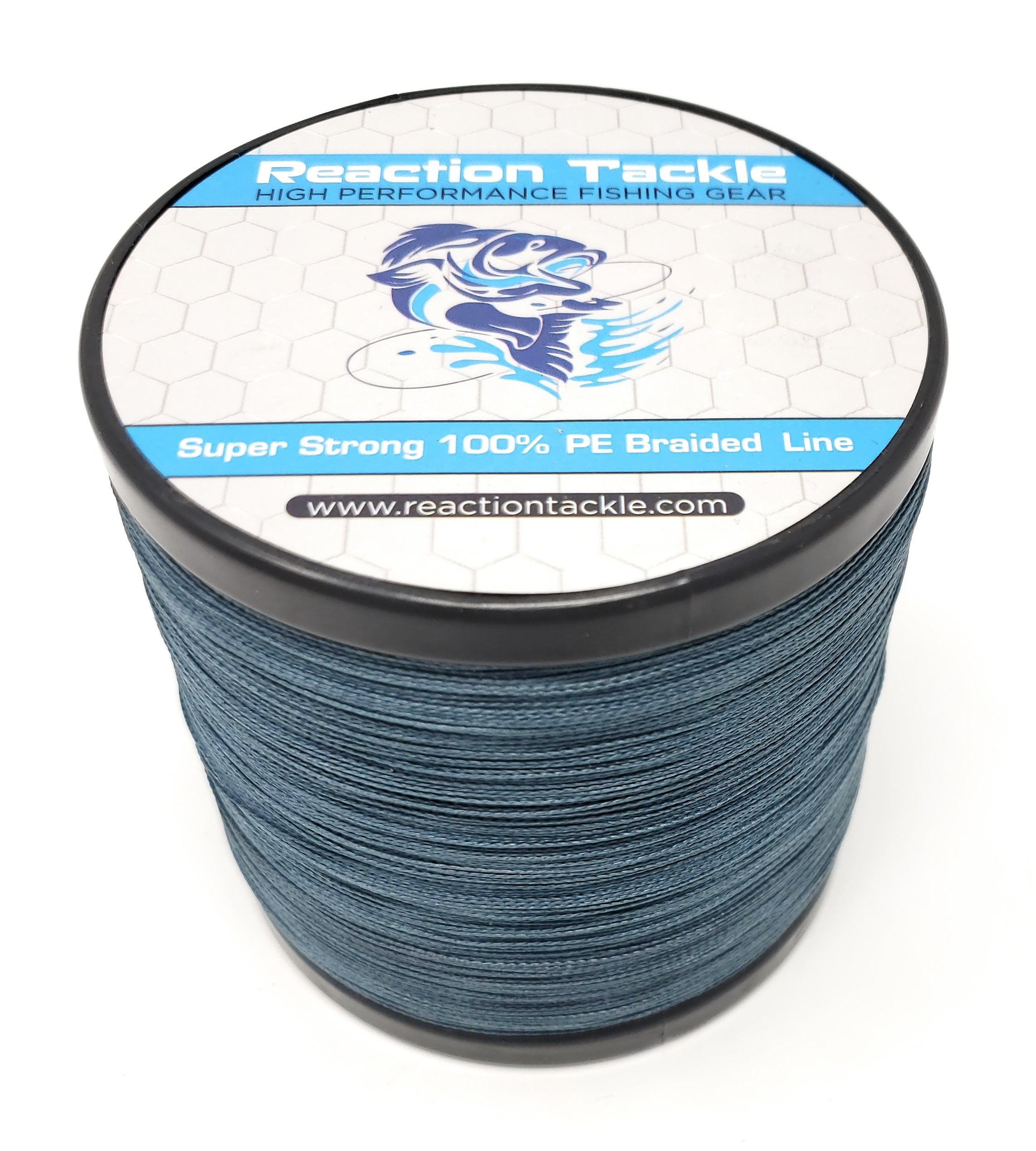 Reaction Tackle Braided Fishing Line- NO FADE Red