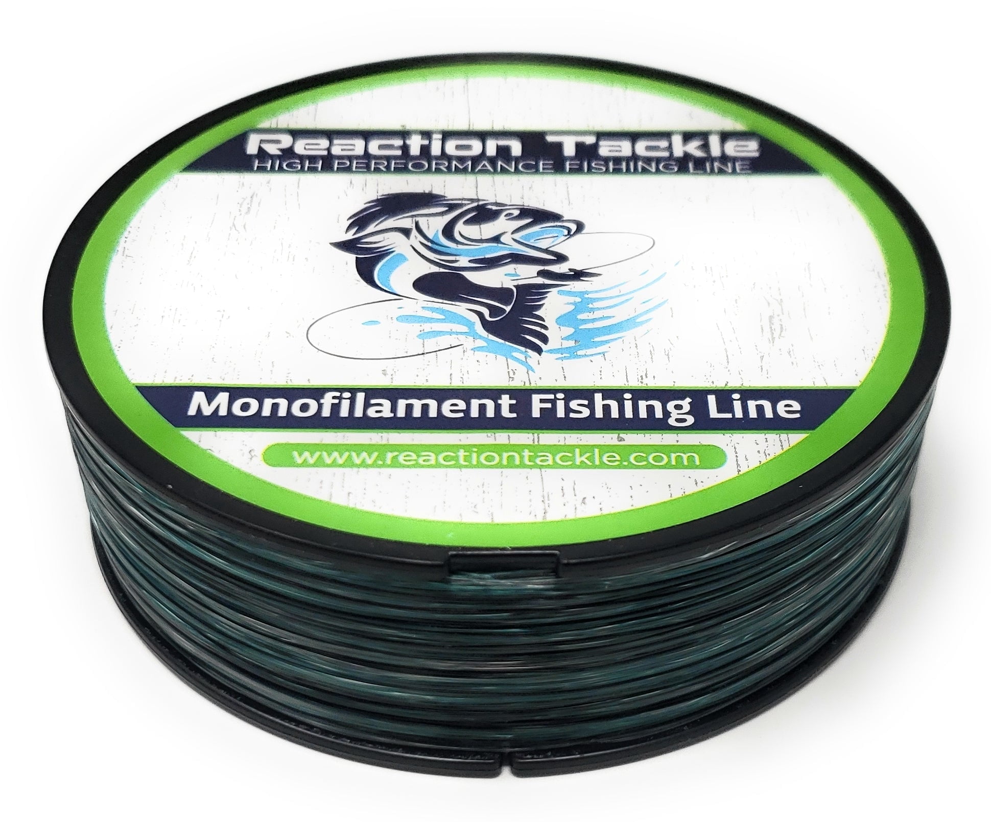 Reaction Tackle Monofilament Fishing Line- Strong and Abrasion-Resistant Nylon Mono Fishing Line, Freshwater and Saltwater Fishing Line Blue Camo 17/1000