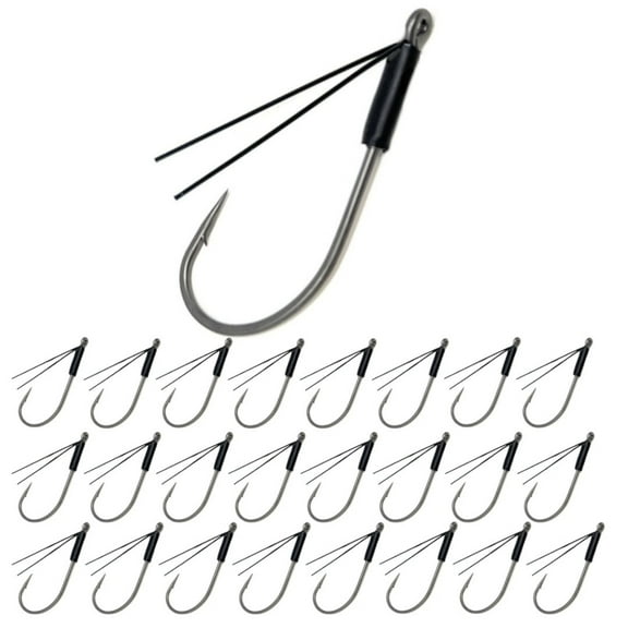 Reaction Tackle Neko / Wacky Hooks - #4 - Weedless fiber guard
