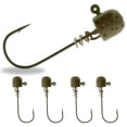 thumbnail image 1 of Reaction Tackle ScrewLock Ned Rig Jig Heads / Weedless Fishing Lure Jig- 1/8 - GP, 1 of 7