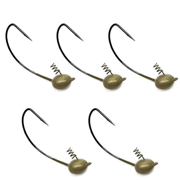 Reaction Tackle Shaky Head Green Pumpkin 3/16 EWG