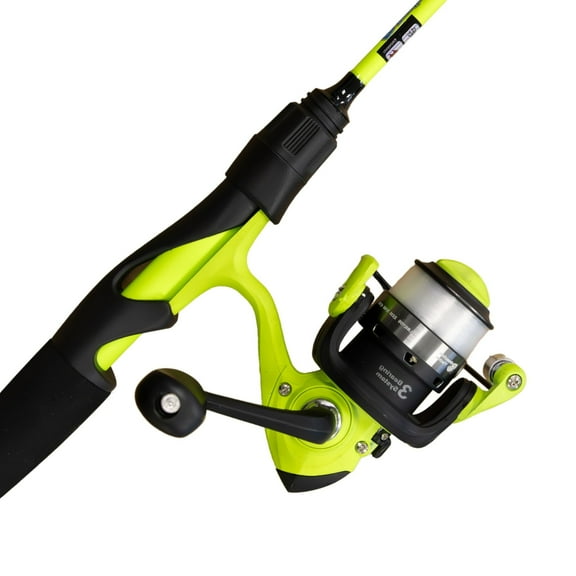 Reaction Tackle Spinning Reel and Fishing Rod Combo - Ultra Light - For Panfish and More