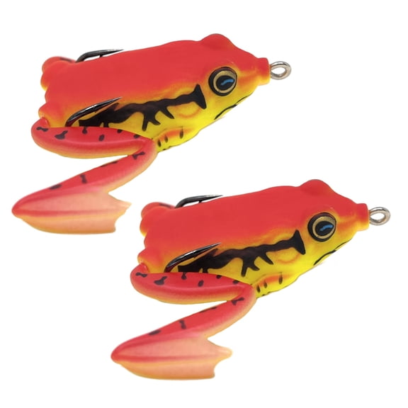 Reaction Tackle Swimming Legs Frogs 2.25" - Fire Frog #23
