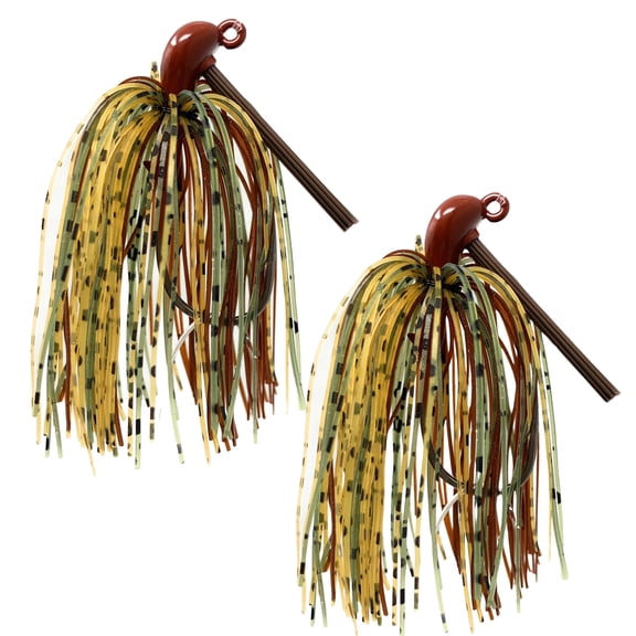 Tungsten Flipping Jigs 3/8oz - Camo craw