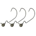 thumbnail image 1 of Reaction Tackle Tungsten Football Swing Jig Heads - Bass Fishing Jigs -Swinging Action Trigger Bait -Versatile Jig with Sharp Hooks -Mimics Crawfish- Green Pumpkin- 3/8, 1 of 7