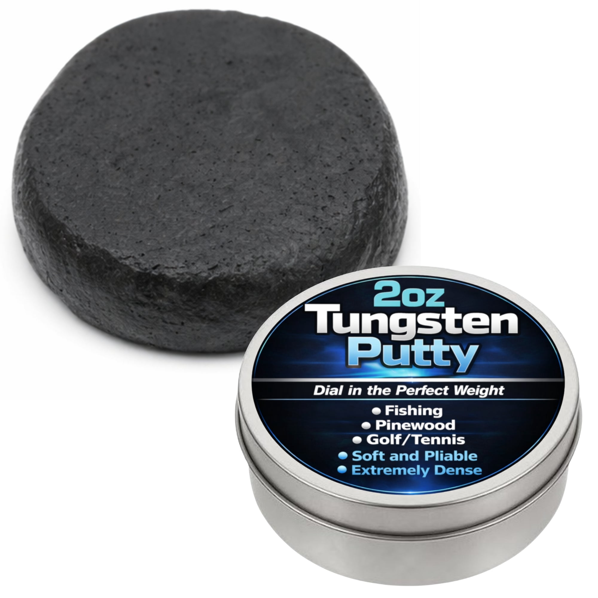 Reaction Tackle Tungsten Putty - 2oz / 60g - Black