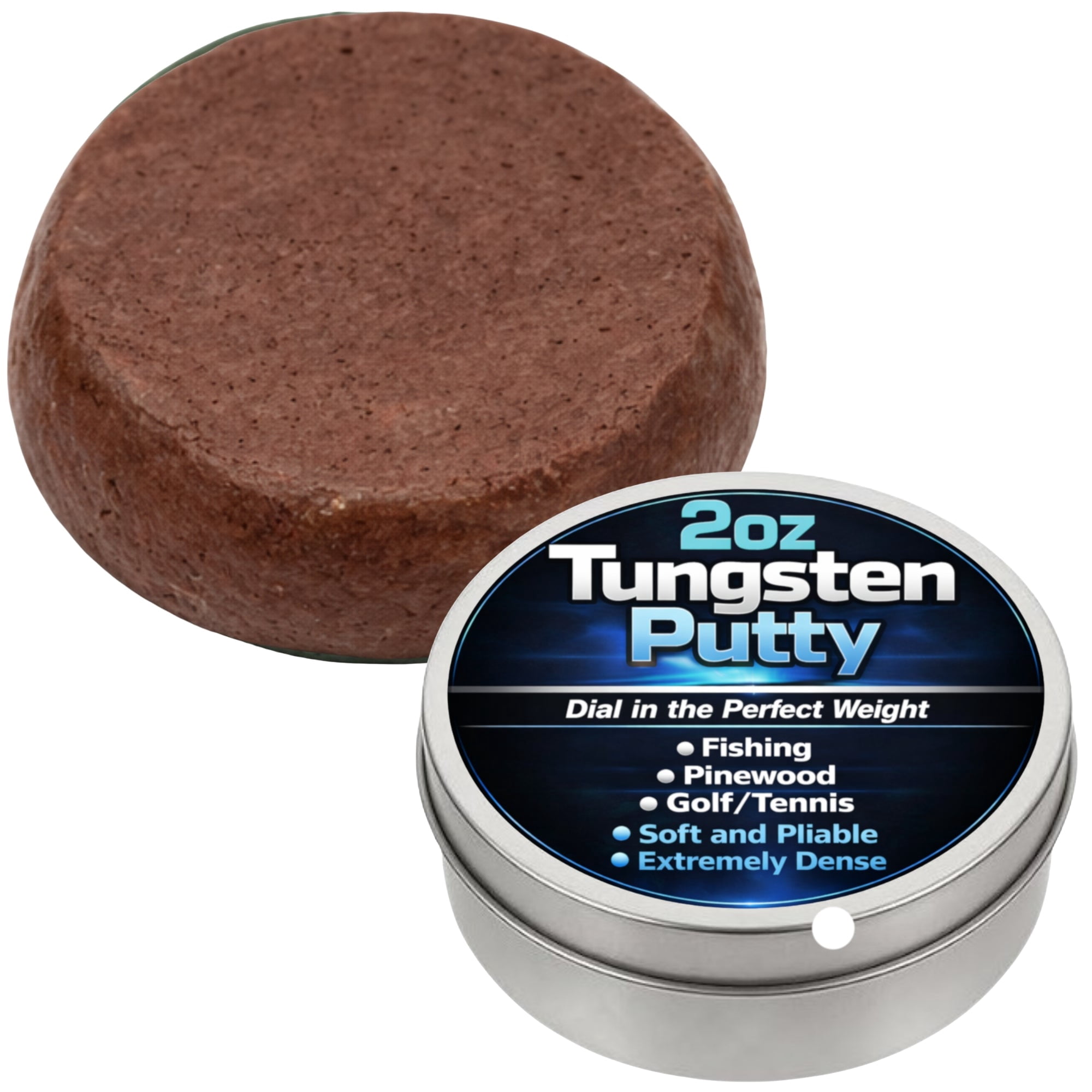Reaction Tackle Tungsten Putty - 2oz / 60g - Brown