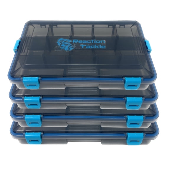 Reaction Tackle Ultimate Tackle Box Trays: Organize, Store, and Dominate with our 4-Pack Kit! Perfect for Anglers on the Go - 3600 4-pack