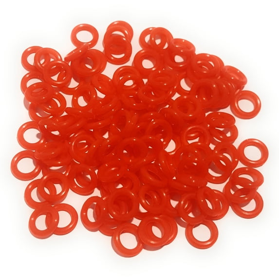 Reaction Tackle Wacky Rig O-Rings-125 Reaction Red