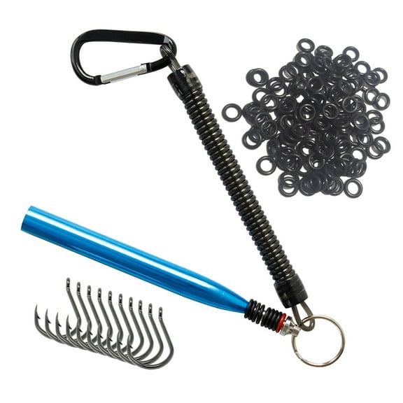 Reaction Tackle Wacky Rig Tool (Blue tool 125 hooks)