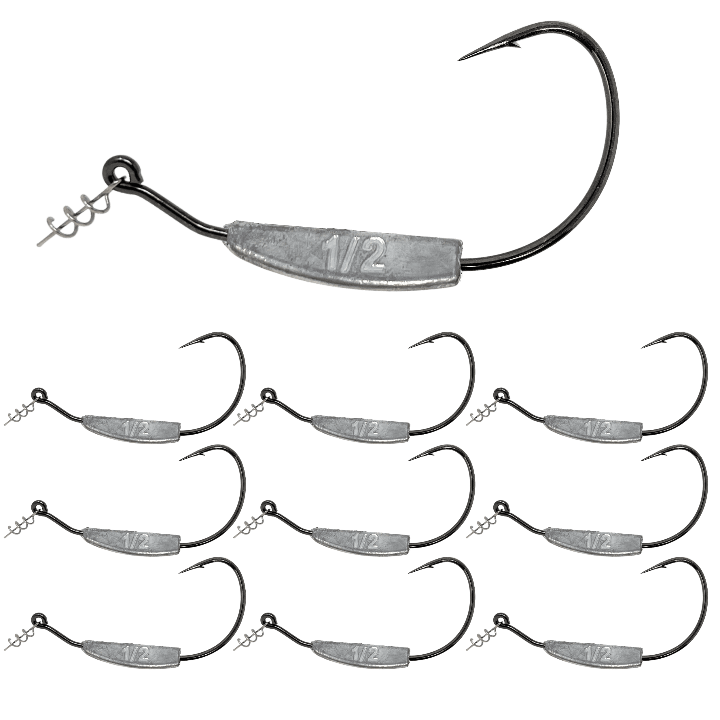 1 0 weighted swimbait hooks Hogy Barbarian Hook: 8/0 (1/2oz) (2pack) Man ZWG Weighted Swimbait Hook is a custom weighted EWG swimbait hook designed to securely hold both ElaZtech superplastics and conventional softbaits with confidence Reaction Tackle Swimbait Hooks |