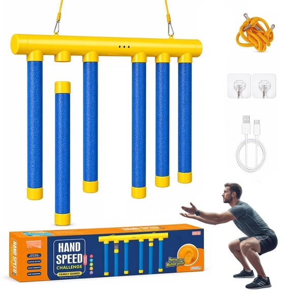 Reaction Training Sticks Adjustable Speed Falling Catch Tool for Hand Eye Coordination