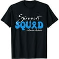 thumbnail image 1 of Reactive Arthritis Awareness Shirt Blue Ribbon Support Squad T-Shirt, 1 of 2