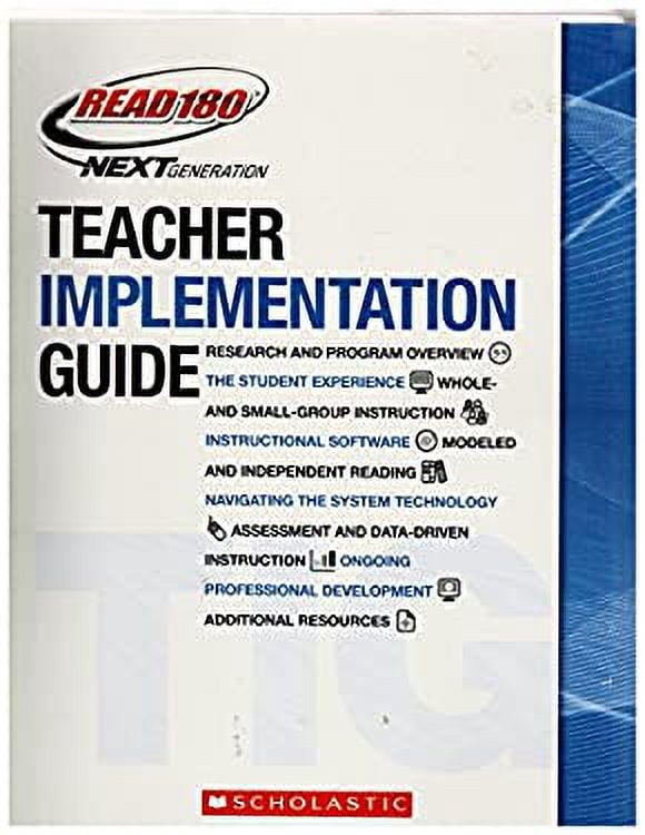 Pre-Owned Read 180-next Generation Teacher Implementation Guide ...