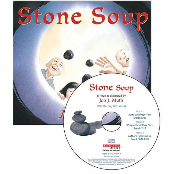Read Along Book & CD Stone Soup, (Paperback)
