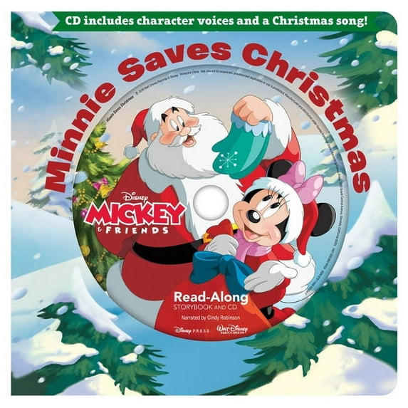 Read-Along Storybook and CD Minnie Saves Christmas Readalong Storybook & CD, (Board Book)
